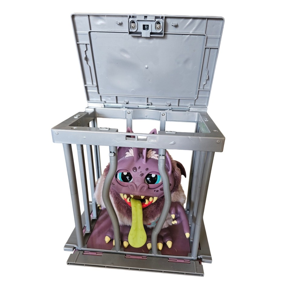 Crate Creatures Surprise big blowout Guano Monster Toy Purple Green Tongue Cage